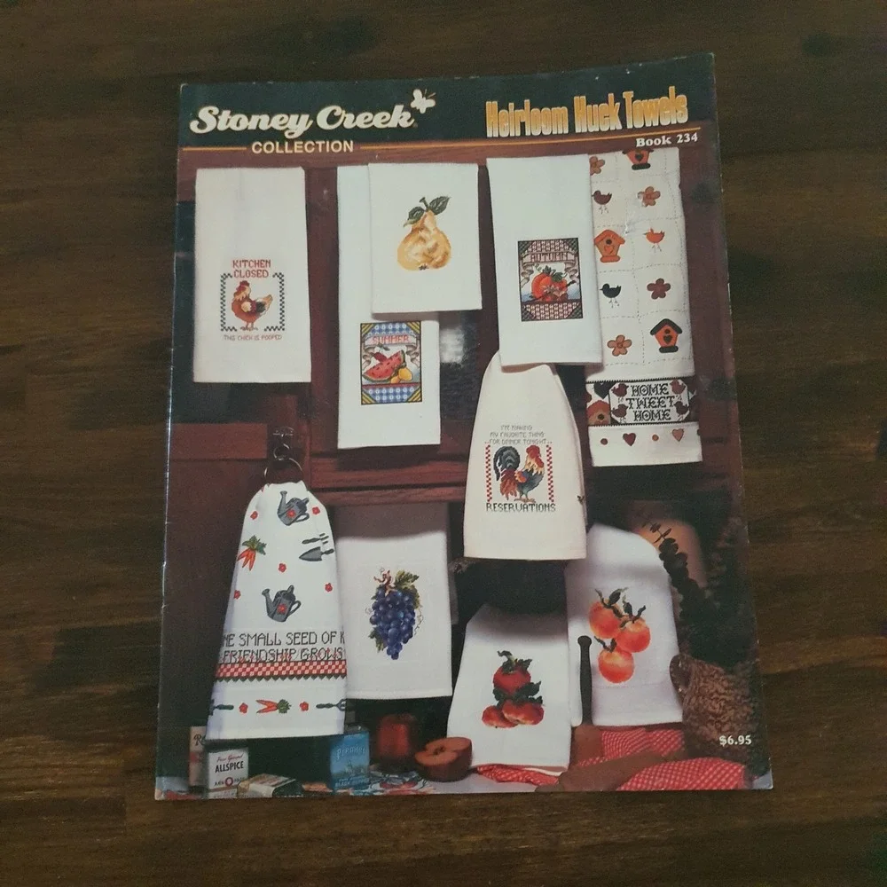 Cross Stitch Pattern Books Stoney Creek‎ Heirloom Huck Leisure Arts 2854